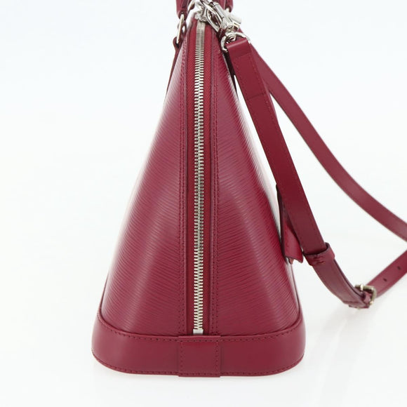 LOUIS VUITTON Epi Alma PM Hand Bag Fuchsia M40490 LV Auth ki6630SM