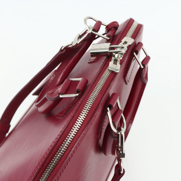 LOUIS VUITTON Epi Alma PM Hand Bag Fuchsia M40490 LV Auth ki6630SM