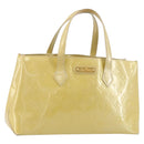 LOUIS VUITTON Monogram Vernis Reade PM Hand Bag Perle M91336 LV Auth ki6635-1