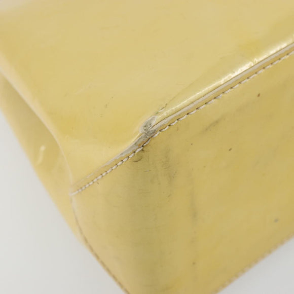 LOUIS VUITTON Monogram Vernis Reade PM Hand Bag Perle M91336 LV Auth ki6635
