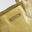 LOUIS VUITTON Monogram Vernis Reade PM Hand Bag Perle M91336 LV Auth ki6635-14