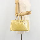 LOUIS VUITTON Monogram Vernis Reade PM Hand Bag Perle M91336 LV Auth ki6635-22