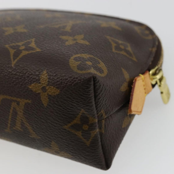 LOUIS VUITTON Monogram Pochette Cosmetic PM Pouch M43998 LV Auth ki6636