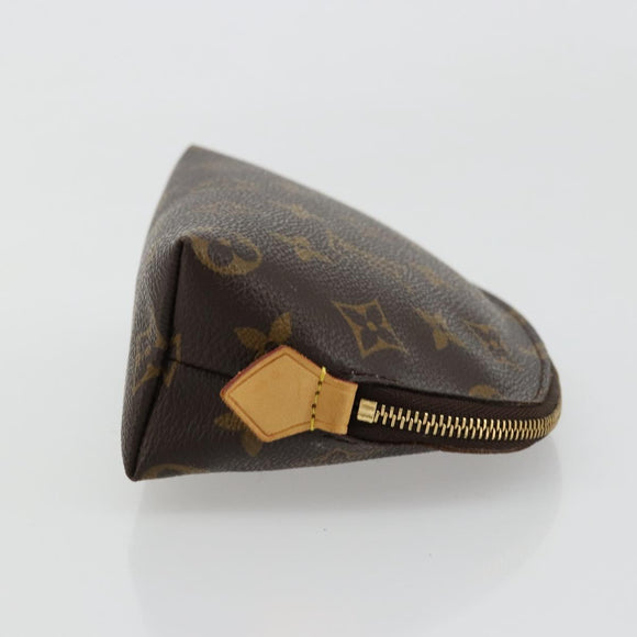 LOUIS VUITTON Monogram Pochette Cosmetic PM Pouch M43998 LV Auth ki6636