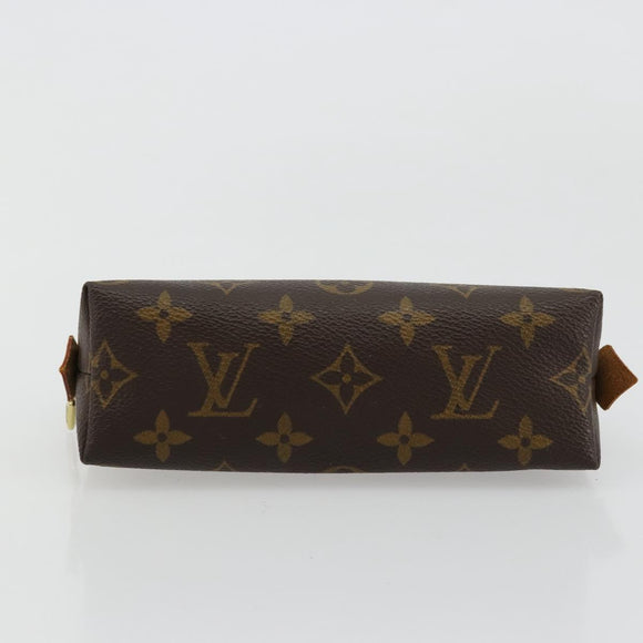 LOUIS VUITTON Monogram Pochette Cosmetic PM Pouch M43998 LV Auth ki6636
