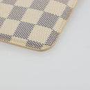 LOUIS VUITTON Damier Azur Etui A Lunettes MM Glasses Case N60025 LV Auth ki6637V-11