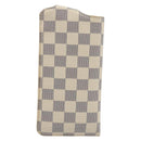 LOUIS VUITTON Damier Azur Etui A Lunettes MM Glasses Case N60025 LV Auth ki6637V-3