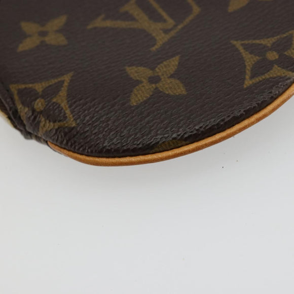 LOUIS VUITTON Monogram Porte Monnaie Round Muntbuidel M61926 LV Auth ki6638V