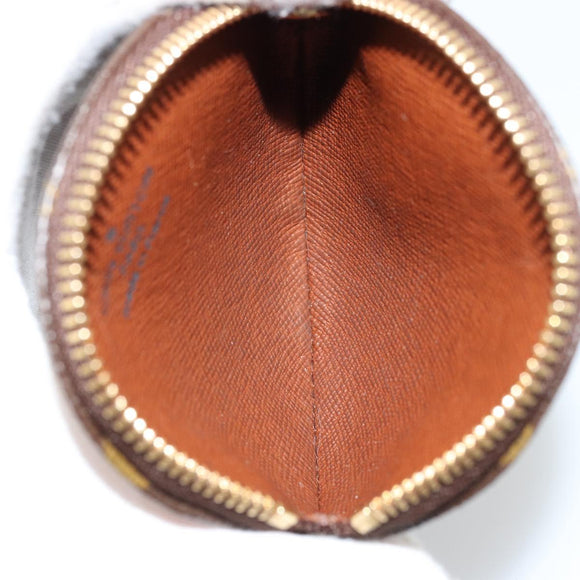 LOUIS VUITTON Monogram Porte Monnaie Round Muntbuidel M61926 LV Auth ki6638V