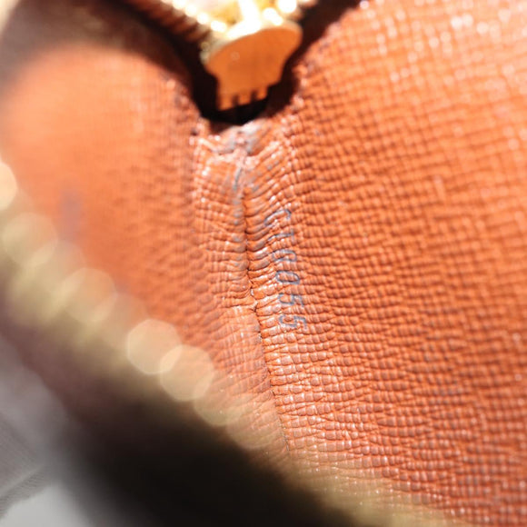 LOUIS VUITTON Monogram Porte Monnaie Round Muntbuidel M61926 LV Auth ki6638V