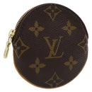 LOUIS VUITTON Monogram Porte Monnaie Round Muntbuidel M61926 LV Auth ki6638V-1