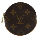 LOUIS VUITTON Monogram Porte Monnaie Round Muntbuidel M61926 LV Auth ki6638V-13
