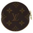 LOUIS VUITTON Monogram Porte Monnaie Round Muntbuidel M61926 LV Auth ki6638V-2