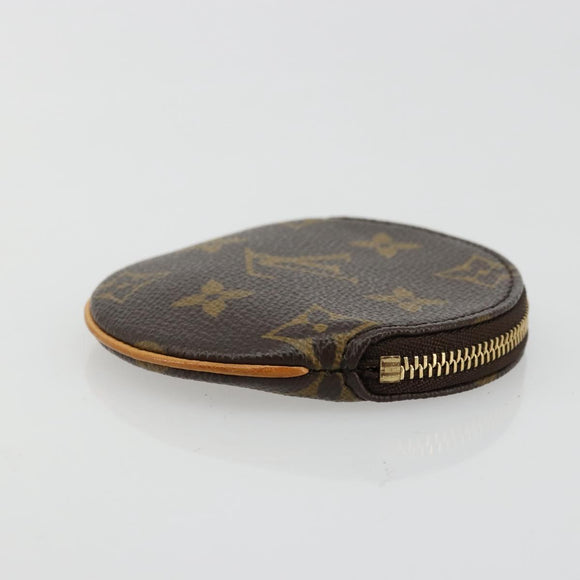 LOUIS VUITTON Monogram Porte Monnaie Round Muntbuidel M61926 LV Auth ki6638V