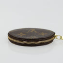 LOUIS VUITTON Monogram Porte Monnaie Round Muntbuidel M61926 LV Auth ki6638V-5