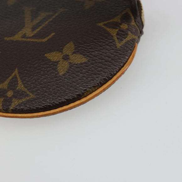 LOUIS VUITTON Monogram Porte Monnaie Round Muntbuidel M61926 LV Auth ki6638V