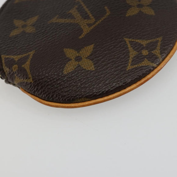 LOUIS VUITTON Monogram Porte Monnaie Round Muntbuidel M61926 LV Auth ki6638V