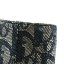 Christian Dior Trotter Canvas Hand Bag Navy Gold Auth ki6642V-14