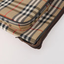 Burberrys Nova Check Garment Cover Canvas Beige Gold Auth ki6645A-14