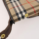 Burberrys Nova Check Garment Cover Canvas Beige Gold Auth ki6645A-9