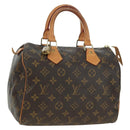 LOUIS VUITTON Monogram Speedy 25 Hand Bag M41528 LV Auth ki6648V-1