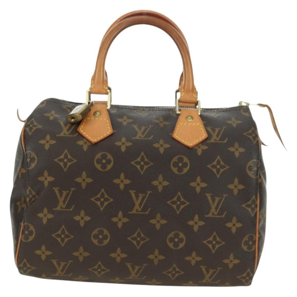 LOUIS VUITTON Monogram Speedy 25 Hand Bag M41528 LV Auth ki6648V