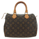 LOUIS VUITTON Monogram Speedy 25 Hand Bag M41528 LV Auth ki6648V-2