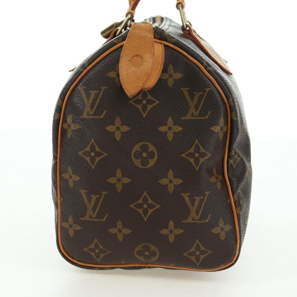 LOUIS VUITTON Monogram Speedy 25 Hand Bag M41528 LV Auth ki6648V