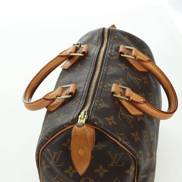 LOUIS VUITTON Monogram Speedy 25 Hand Bag M41528 LV Auth ki6648V
