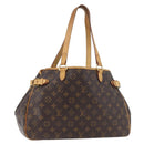 LOUIS VUITTON Monogram Batignolles Horizontal Tote Bag M51154 LV Auth ki6649-1
