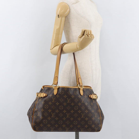 LOUIS VUITTON Monogram Batignolles Horizontal Tote Bag M51154 LV Auth ki6649