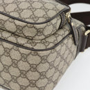 GUCCI GG Supreme Shoulder Bag PVC Beige Gold 246881 Auth ki6651V-14