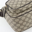 GUCCI GG Supreme Shoulder Bag PVC Beige Gold 246881 Auth ki6651V-15