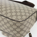 GUCCI GG Supreme Shoulder Bag PVC Beige Gold 246881 Auth ki6651V-16