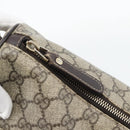 GUCCI GG Supreme Shoulder Bag PVC Beige Gold 246881 Auth ki6651V-9