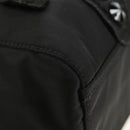 PRADA Handtas Nylon Zwart Zilver Auth ki6652SM-10