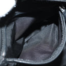 PRADA Handtas Nylon Zwart Zilver Auth ki6652SM-23
