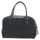PRADA Handtas Nylon Zwart Zilver Auth ki6652SM-3