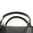 PRADA Handtas Nylon Zwart Zilver Auth ki6652SM-8