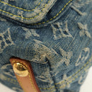 LOUIS VUITTON Monogram Denim Buggy PM Shoulder Bag Blue M95049 LV Auth ki6653V-18
