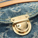 LOUIS VUITTON Monogram Denim Buggy PM Shoulder Bag Blue M95049 LV Auth ki6653V-21