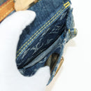 LOUIS VUITTON Monogram Denim Buggy PM Shoulder Bag Blue M95049 LV Auth ki6653V-23
