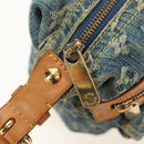LOUIS VUITTON Monogram Denim Buggy PM Shoulder Bag Blue M95049 LV Auth ki6653V-26