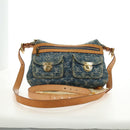 LOUIS VUITTON Monogram Denim Buggy PM Shoulder Bag Blue M95049 LV Auth ki6653V-12