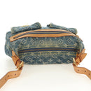 LOUIS VUITTON Monogram Denim Buggy PM Shoulder Bag Blue M95049 LV Auth ki6653V-6