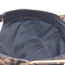 FENDI Zucca Canvas Baseball Cap Black Brown Auth ki6656A-9