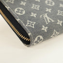 LOUIS VUITTON Monogram Idylle Zippy Coin Purse Navy M63004 LV Auth ki6662M-15
