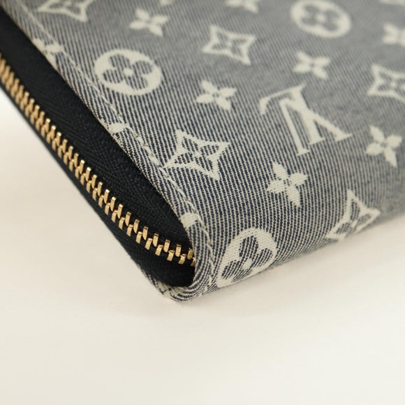 LOUIS VUITTON Monogram Idylle Zippy Coin Purse Navy M63004 LV Auth ki6662M