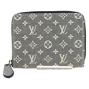 LOUIS VUITTON Monogram Idylle Zippy Coin Purse Navy M63004 LV Auth ki6662M-13