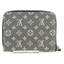 LOUIS VUITTON Monogram Idylle Zippy Coin Purse Navy M63004 LV Auth ki6662M-2